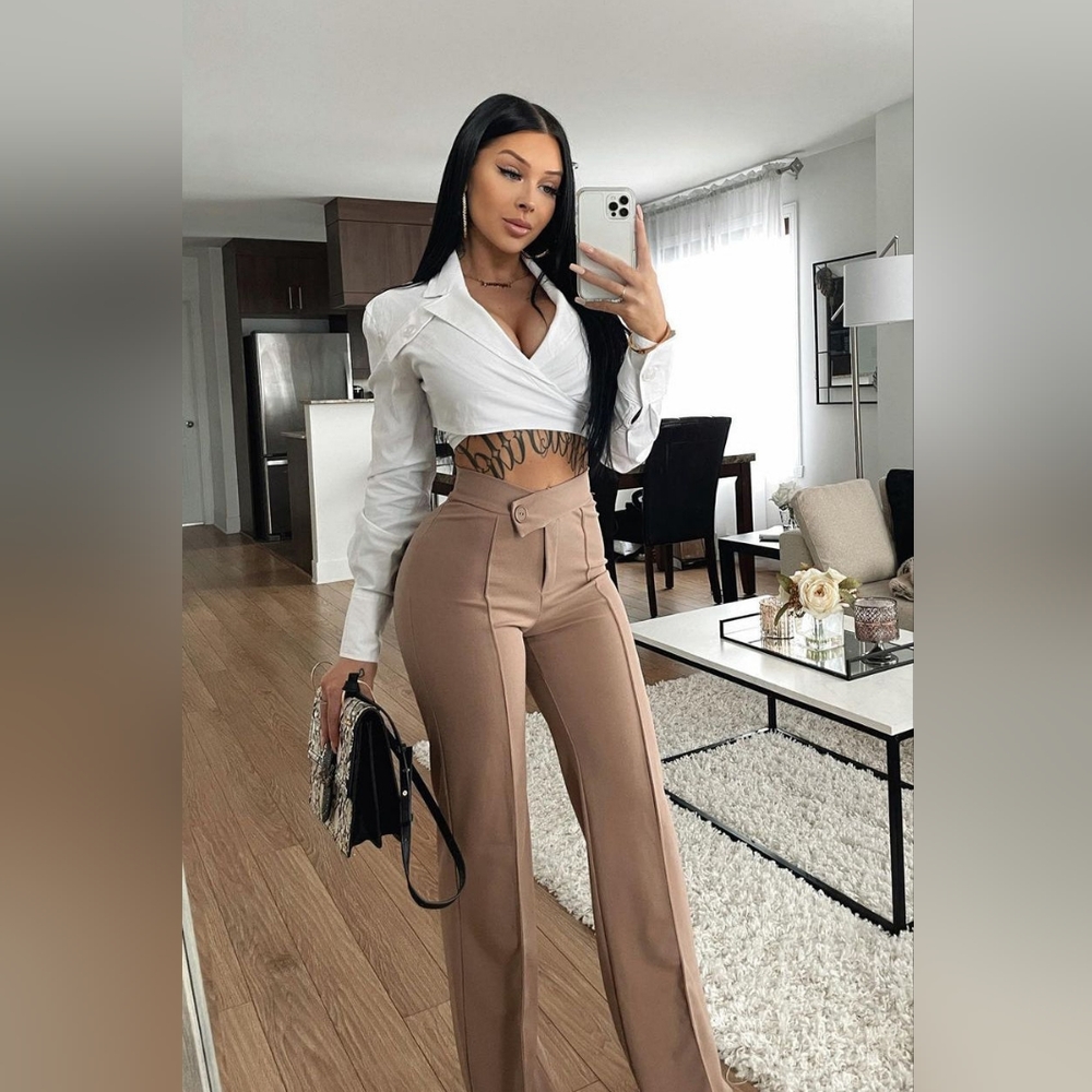 Wide Leg Dress Pants